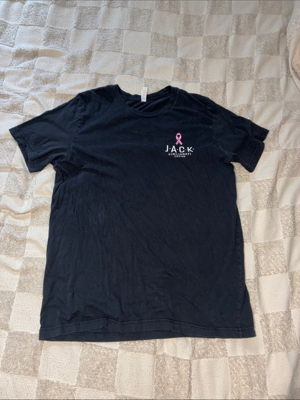 Breast cancer awareness, casino T-shirt